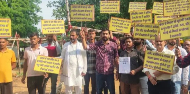 मिर्जापुर ब्लास्टिंग और खनन के खिलाफ धनवाल के लोगों ने किया प्रेस वार्ता, मिर्जापुर
