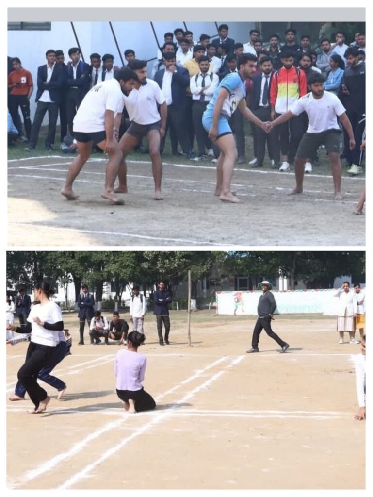 विवेेक विश्वविद्यालय में खेलकूद प्रतियोगिताएं आयोजित