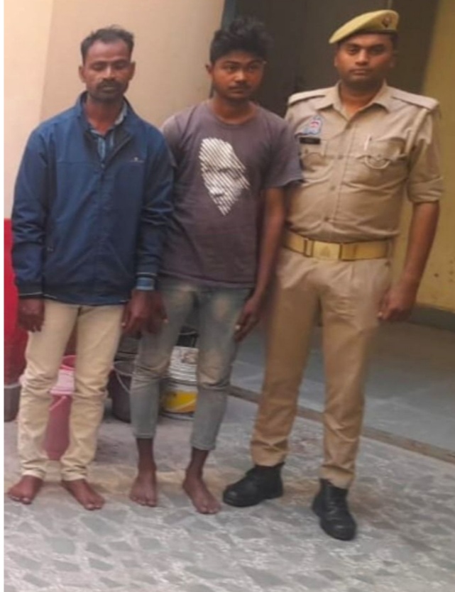 _थाना रॉबर्ट्सगंज पुलिस द्वारा दो नफर वांछित गोतस्करों को किया गया गिरफ्तार_ _थाना रॉबर्ट्सगंज पुलिस द्वारा दो नफर वांछित गोतस्करों को किया गया गिरफ्तार_