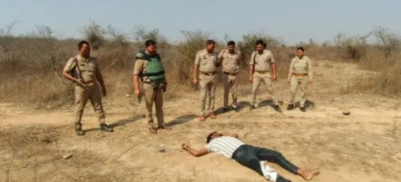 ₹ _20 हजार का इनामिया शातिर गो-तस्कर पुलिस मुठभेड़ में घायल_ ₹ _20 हजार का इनामिया शातिर गो-तस्कर पुलिस मुठभेड़ में घायल_