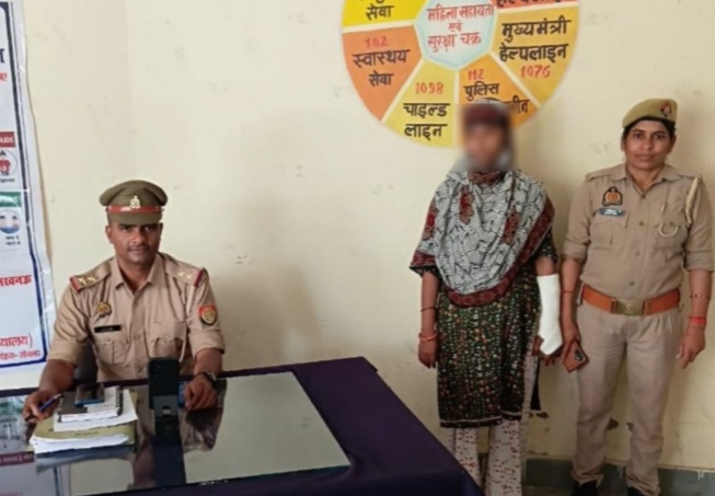 _थाना शाहगंज पुलिस ने गैगस्टर एक्ट में वांछित एक नफर अभियुक्ता को किया गिरफ्तार_