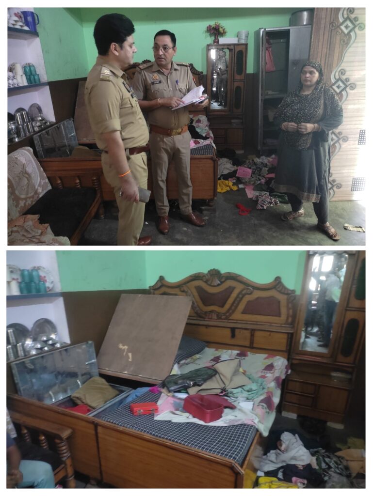 झालू में लाखों की चोरी कर चोरों ने नवागंतुक एसएचओ का किया स्वागत झालू में लाखों की चोरी कर चोरों ने नवागंतुक एसएचओ का किया स्वागत