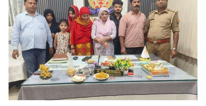 सोनभद्र थाना अनपरा में एक वर्ष बाद पति-पत्नी का हृदयस्पर्शी पुनर्मिलन: बेटे के 22वें जन्मदिन पर खुशियों का उत्सव