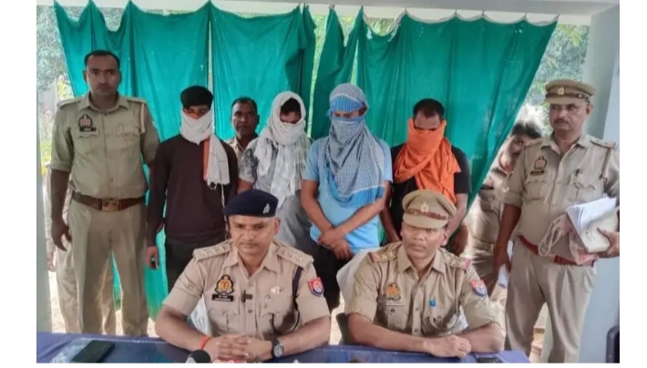 भैंस चोरी के मामले में चार शातिर अभियुक्त गिरफ्तार ,मिर्जापुर