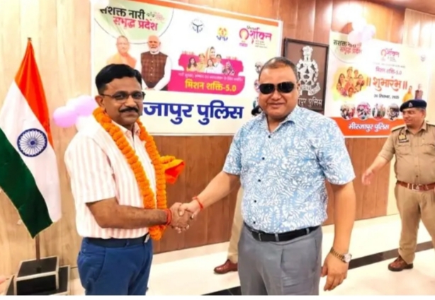 _मिर्जापुर पुलिस अधीक्षक ऑपरेशन ओपी सिंह का हुआ विदाई समारोह_