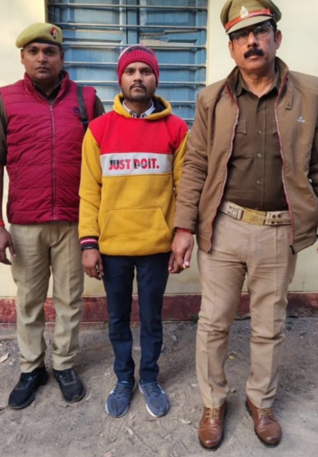 सोनभद्र थाना कोन पुलिस द्वारा फरार चल रहे 01 नफर वांछित/वारंटी अभियुक्त को गिरफ्तार कर माननीय न्यायालय भेजा गया