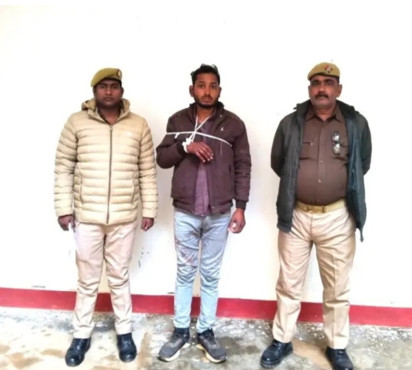 वध हेतु ले जाए जा रहे 5 गोवंश बरामद, शातिर गो-तस्कर गिरफ्तार