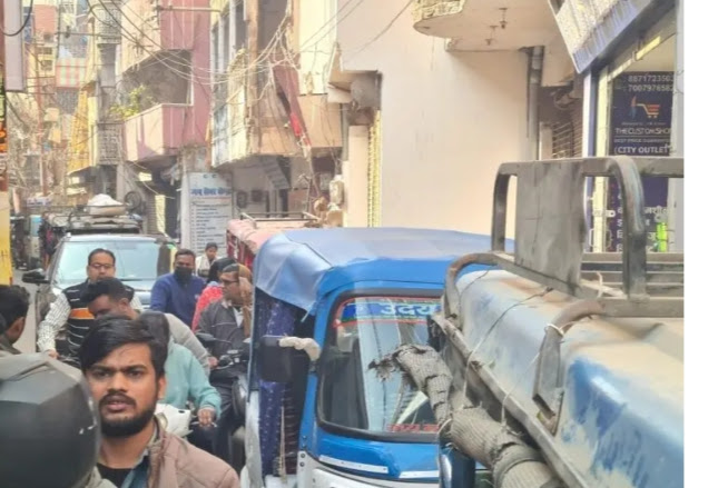 शहर कोतवाली क्षेत्र में भीषण जाम से जनजीवन अस्त-व्यस्त