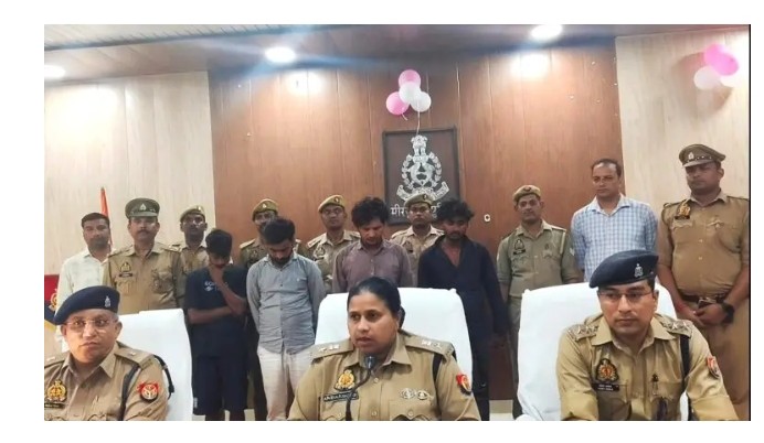 मिर्जापुर,वाहन चोर गैंग का पर्दाफाश, 4 शातिर गिरफ्तार