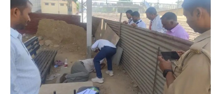 मिर्जापुर रेलवे स्टेशन के प्लेटफॉर्म नंबर तीन पर अधेड़ का शव मिलने से सनसनी