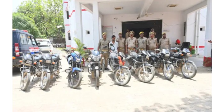 जमालपुर पुलिस ने अंतरराज्यीय वाहन चोर गिरोह का किया खुलासा, बिहार का शातिर चोर गिरफ्तार