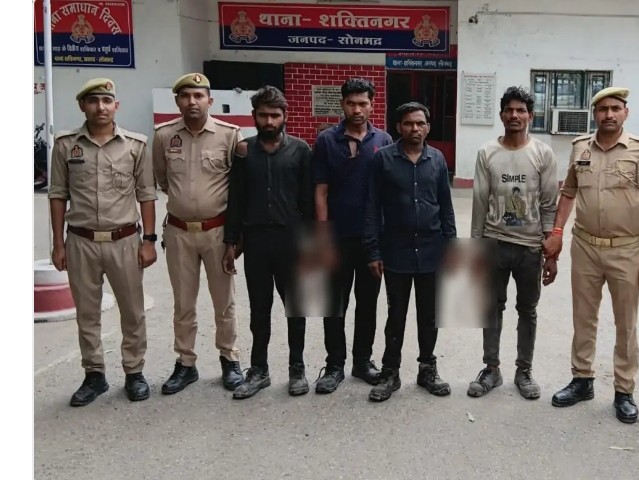 सोनभद्र: एनसीएल दुद्धीचुआ में चोरी की केबल के साथ चार आरोपी गिरफ्तार