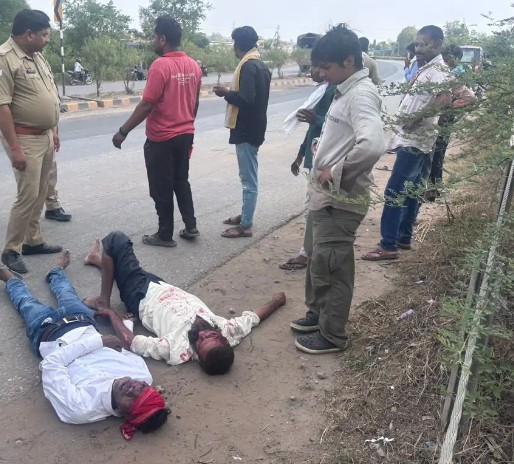 सोनभद्र: बेलन नदी पुल के पास दर्दनाक सड़क हादसा, बाइक सवार की मौत, एक गंभीर घायल