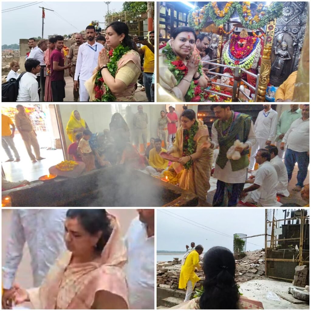 मां के दरबार में लौटीं दिव्या मित्तल, तो भावनाओं से भर उठा मीरजापुर