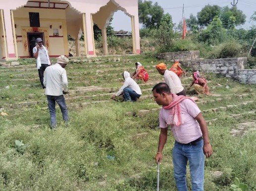 जिगना में संचारी रोगों की रोकथाम के लिए चला व्यापक स्वच्छता अभियान, 97 गांवों में एक साथ हुई सफाई