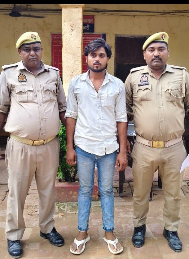 थाना को0देहात पुलिस द्वारा हत्या के प्रयास के अभियोग से सम्बन्धित अभियुक्त गिरफ्तार
