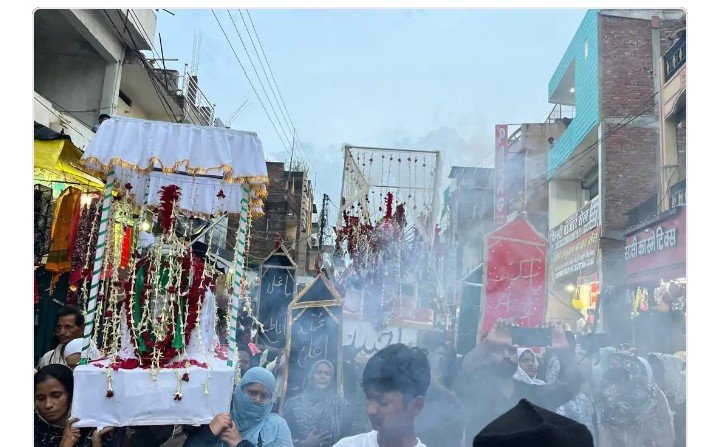 सोनभद्र: ग़मगीन माहौल और अकीदत के साथ निकला चेहल्लुम का जुलूस, ‘या हुसैन’ की सदाओं से गूंजा