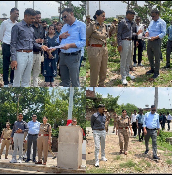 मण्डलायुक्त ने जिलाधिकारी संग हेलीपैड व गंगा किनारे निर्माणाधीन घाटों के कार्य की प्रगति का भी निरीक्षण कर ससमय पूर्ण कराने का दिया निर्देश