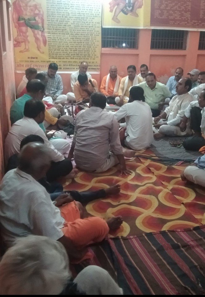 ककराही में श्री हनुमान जी के समक्ष भव्य रामायण हरिकीर्तन एवं गणेश चौथ पर्व का हुआ आयोजन